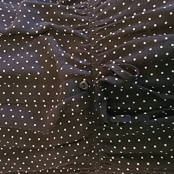 Justify black polka dot Dress size medium - Picture 7 of 7